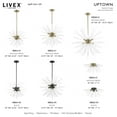 thumbnail image 6 of 48828-01 Livex Lighting Uptown - 8 Light Large Foyer Chandelier In Sparkling Style-38 Inches Tall and 34 Inches Wide-Antique Brass Finish, 6 of 9