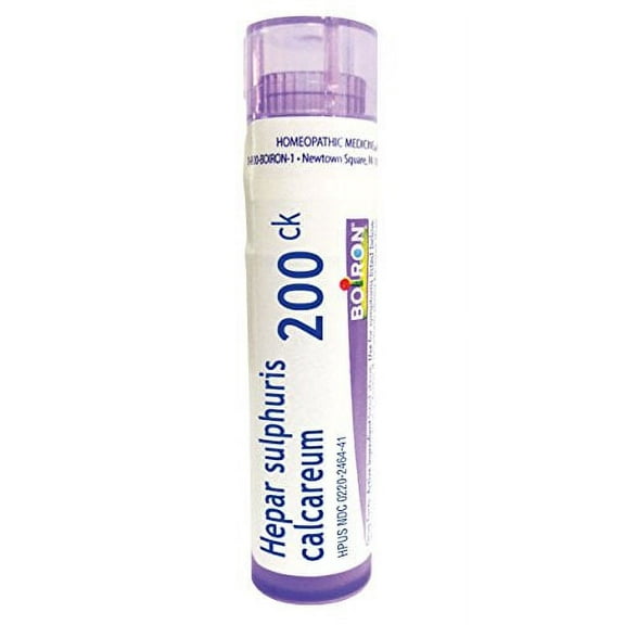 Boiron Hepar Sulphuris Calcareum 200Ck Homeopathic Medicine for Cough - 80 Pellets