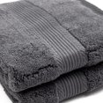 thumbnail image 7 of Linteum Textile 12 Piece Towel Set, 16x28 Inch, 100% Soft Cotton Zero Twist 16 Single Yarn Ring Spun Luxury Hand and Face Towels Spa Quality (Stone Grey), 7 of 7