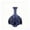 Blue, variant on Gumesh Gothic Resin Skull Vase Garden Ornament, Skeleton Flower Holder for Fresh/Dried Blooms, Halloween Desktop Decor for Adult Gothic Enthusiasts (Black)