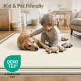 thumbnail image 4 of ODIKA 2'x3' Washable Doormat Non-Slip, Low Pile Beige Neutral Solid Farmhouse Geometric Frame Muted Tones Abstract for Entryway, Kitchen, Laundry Room, 4 of 7