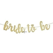 CC Party Co Bride to Be Gold Glitter Banner with Diamond Ring Detail bachelorette party bridal shower engagement party wedding shower hen party decorative sign