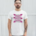 thumbnail image 3 of Tee Hunt We Don't Know How Strong We Are T-shirt Breast Cancer Awareness Men's Tee, White, 5X-Large, 3 of 5