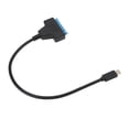 thumbnail image 1 of Cable Adaptador A Tipo C, Indicadores LED Compatibles Con Cable Adaptador De Disco Duro UASP De Alta Velocidad De 11,8 Pulgadas Para HDD SSD De 2,5 Pulgadas Para Teléfono, 1 of 7