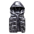 thumbnail image 1 of Chaleco de algodón para niños Parin, chaleco de algodón brillante sin lavado para hombre, ropa de jardín, ropa de trabajo, chaqueta de algodón de moda, 1 of 4