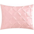 thumbnail image 6 of Evolive 4pc Set Pinch Pleat/Kiss Pleat, Pintuck Comforter Set with Pompom, 6 of 12