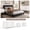 White, variant on 3-Piece Dresser Nightstand Set, Modern Bedroom Furniture Set 6 Drawer Dresser & 2 Drawer Nightstands,Black