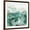 Brown Frame, variant on Art.com Mint Bubbles I Art Print by PI Studio, 16" x 16"