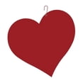 thumbnail image 1 of Village Wrought Iron HOS-46R Heart-Solid - Decorative Hanging Silhouette-RED, 1 of 2
