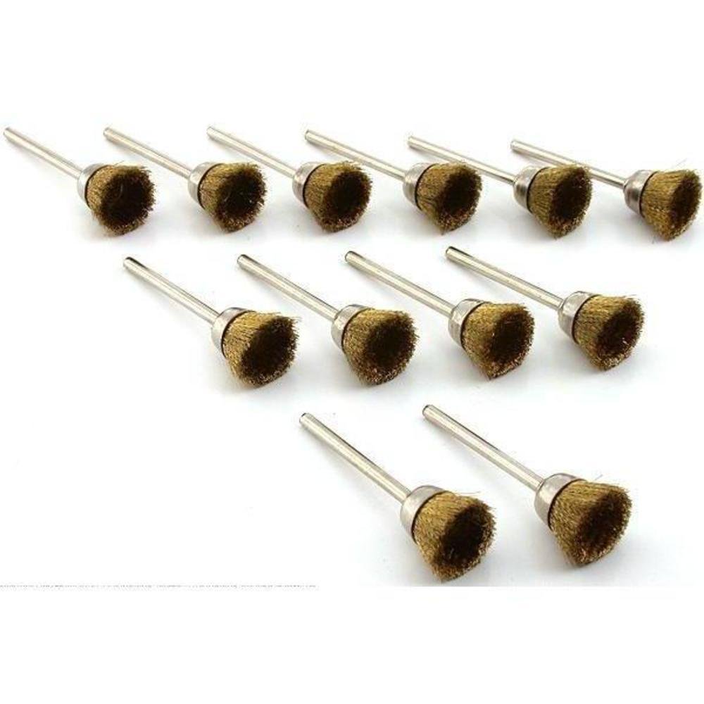 Brass Cup Brush 3/4" 12 Pc Set