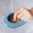 thumbnail image 1 of Colador de fregadero de color para lavabo de ba?o, cocina y aseo (azul) LingWen 1327534143737, 1 of 1