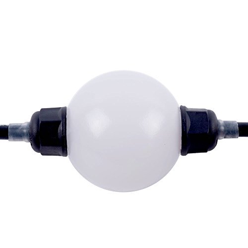 Vickerman 300mm RGB Opaque Sphere 24 LEDs 2.9 Watts 36 Bit single sided. Specifications - 12V DC PE plastic outdoor rated.