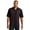 Black & Burgundy, variant on Port Authority Adult Male Men Elbow Sleeves Shirt Black/Burgundy 4X-Large