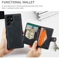 thumbnail image 6 of Case for Samsung Galaxy S22 Ultra [Not for S22 or S22 Plus], Detachable Magnetic Wallet Credit Card Slot Kickstand Cover Support Wireless Charging Compatible with Samsung Galaxy S22 Ultra (Black), 6 of 16
