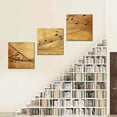 thumbnail image 3 of wall26 3 Panel Canvas Wall Art Music Note Pictures Home Wall Decorations for Bedroom Living Room Paintings Canvas Prints Framed - 16"x16"x3 Panels, 3 of 4