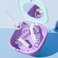 thumbnail image 3 of Retainer Case with Mirror,Slim Aligner Case,Convenient Retainer Case for Invisalign Aligners, Night Guards, and Mouth Guards ,Multi Functional Braces Storage Box Personal Orthodontic Supplies, 3 of 8