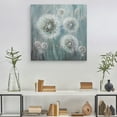 thumbnail image 2 of Masterpiece Art Gallery Dandelion Dream Blue By Studio Arts Canvas Art Print 35" x 35", 2 of 4