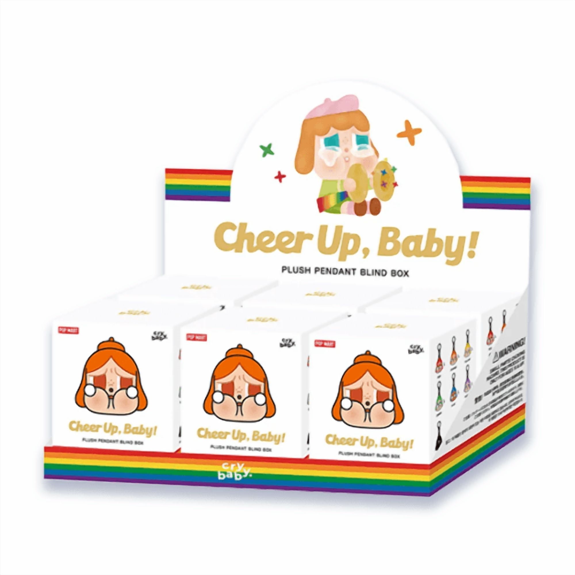 POPMART Crybaby Cheer Up, Baby! アソートボックス Pop Mart Crybaby Cheer Up, Baby! Series - Plush Pendant