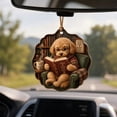 thumbnail image 4 of Reading Animal Christmas Hanging Ornament, Style B, Holiday Tree Decoration for Book Lovers, 4 of 9