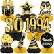 thumbnail image 1 of Decoración de panal de abeja de cumpleaños de oro negro Decoración de fiesta Decoración de panal de abeja de un año Decoración de panal de abeja de 70 años Decoración de panal de abeja de 80 años, 1 of 6