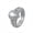Pack B: Metallic Frost Silver, variant on ThunderFit Silicone Rings for Women, Pear Rubber Engagement Wedding Bands 13.5mm Wide 5.5mm Thick - 1/2/3 Variety Multipack