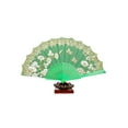 thumbnail image 5 of Soumake Folding Fan Vintage Style Floral Folding Hand Fan Elegant Performance Fan For Party Wedding Decoration, 5 of 8