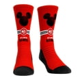 thumbnail image 2 of Unisex Rock Em Socks Mickey Mouse Red Atlanta Hawks Three-Pack Disney Crew Socks Set, 2 of 4