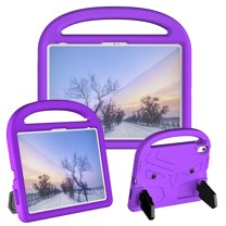 Tarise iPad 10th Generation Case for Kids 2022, iPad 10.9" Kids Girls Covers, EVA Foam Drop Protection Kids Proof Lightweight Rugged Handle Case Cover for iPad 10.9 inch 2022 (10th Gen), Purple