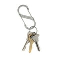 thumbnail image 5 of Nite Ize S-Biner Stainless Steel Dual Carabiner - Multi Purpose Dual Carabiner Clip - Great for Camping Supplies & Hiking Essentials - Secure Key Holder - Size 3, Stainless (6 Pack), 5 of 8