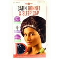 thumbnail image 4 of Donna Premium Reversible Satin Bonnet Hair Net for Sleeping, Black, 4 of 4