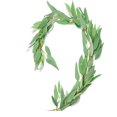 thumbnail image 2 of Artificial Hanging Leaves Vines, 5 Ft Willow Leaves Twigs Silk Plant Leaves Garland String in Green for indoor/outdoor Wedding Decor Party Supplies, 2 of 6