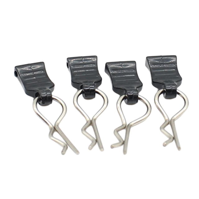 4x Piezas de Coches RC a Escala 1:12, Pasadores de Clips para carrocería para Wltoys 124008 124010 Piezas de Repuesto Accesorios DIY Modelo de Coche
