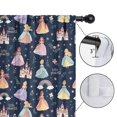 thumbnail image 4 of Blackout Kids Curtains,Dark Blue Little Princess Pattern Childrens Insulated Curtains Set Of 2,Bedroom Essentials,Toddler Room Decor 42"x54", 4 of 5