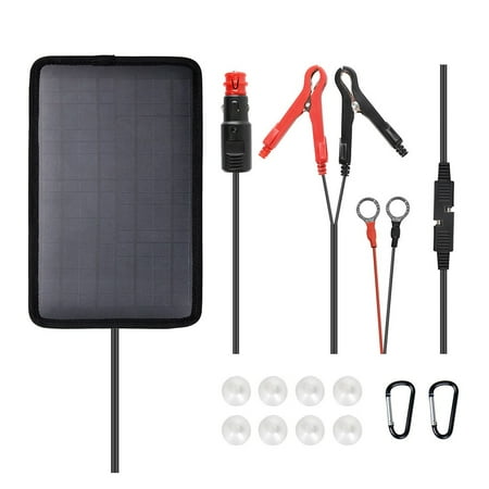 

Renogy 5W Outdoor Battery Charger Maintainer Trickle Charger with Lighter Plug Alligator Clips and Battery Cables