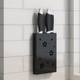 thumbnail image 1 of Estante de cocina montado en la pared, estante de acero inoxidable, plato, cuenco, condimento, organizador de almacenamiento, soporte para rebanar sidaley LF0173-03B, 1 of 7