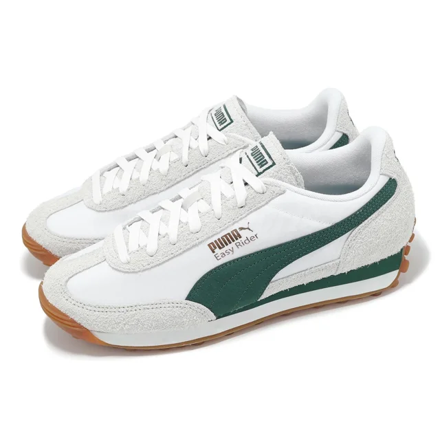 PU & MA Easy Rider Nylon White Dark Myrtle Men Unisex Casual Shoes 399661-01