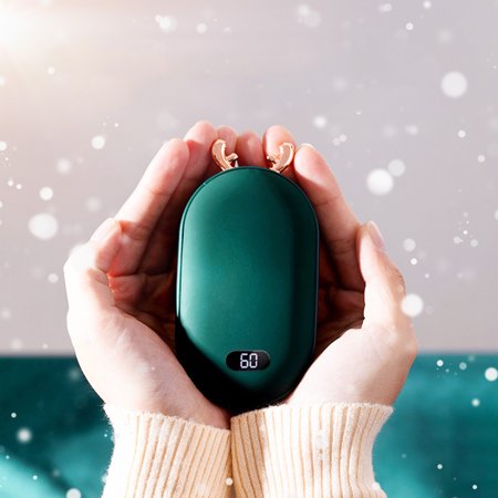 

Xewsqmlo Portable Cute Handwarmer Mobile Power Supply Electric Heater for Home Office Use