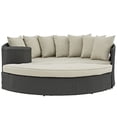 thumbnail image 3 of Hawthorne Collection Patio Daybed in Antique Canvas Beige, 3 of 4