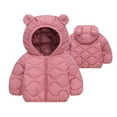 thumbnail image 2 of KyCheLot Toddler Winter Coats Padded Warm Bear Ear Hoods Full Zip Cute Thermal Outerwear for Boys Girls 2-7 Years, 2 of 4