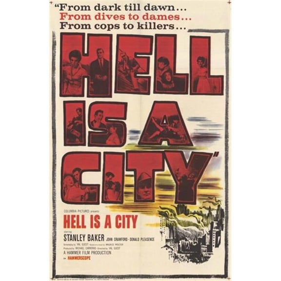 Hell Is a City Movie Poster (11 x 17)