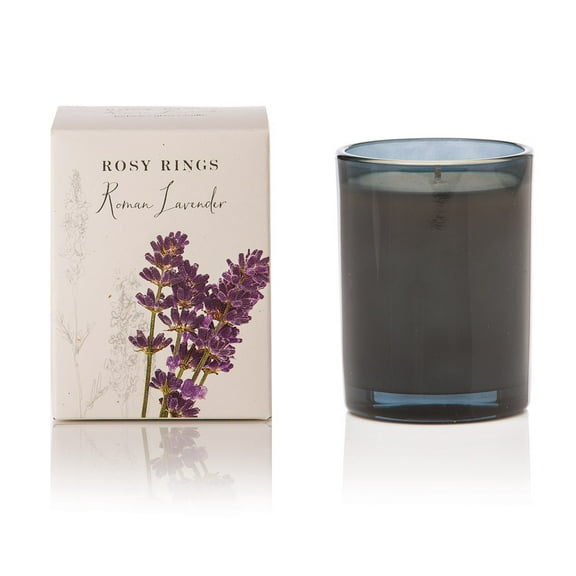 Rosy Rings Roman Lavender Botanica Glass Candle 17.5oz