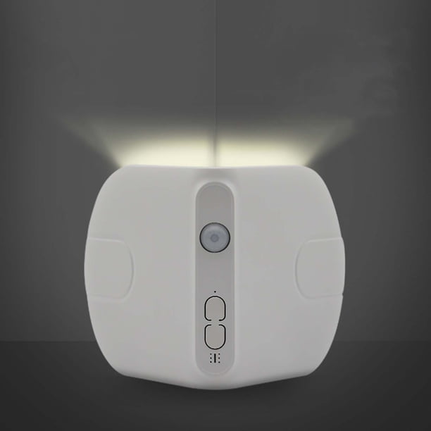 Luz nocturna de inducción, lámpara de esquina de inducción inteligente con forma de castillo de acrílico, soporte para lámpara