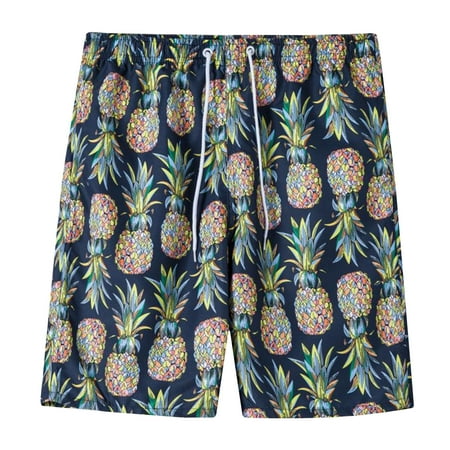 

Timegard Men s Hawaiian Stripe Beach Shorts Casual Lightweight Drawstring Elastic Waist Shorts