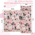 thumbnail image 5 of French Bulldog Dog Pattern with Pioneer Flower Toddler Nap Mats for Kids Preschool,Sleeping Mat Bag or Kids,Toddler Sleeping Bag,Toddler Nap Mat or Daycare, 5 of 6
