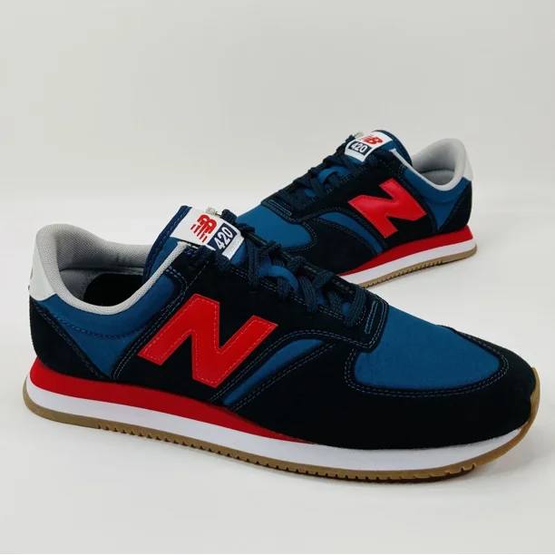 New Balance UL420 VB2 MENS Running Shoes Size 11.5 Black n Blue Lace Up NEW