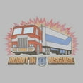 thumbnail image 2 of Men's Transformers Optimus Prime Robot in Disguise  Graphic Tee Athletic Heather Large, 2 of 5