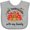 AC-Heather Grey, variant on Inktastic I Love Thanksgiving with My Family-happy Turkey Boys or Girls Baby Bib