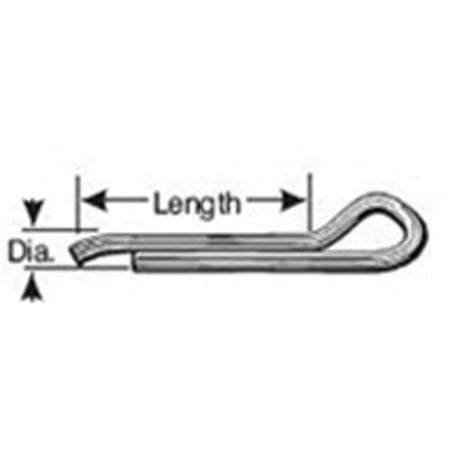

100 3/16 X 1-1/2 Hammer-Lock Cotter Pins Unplated