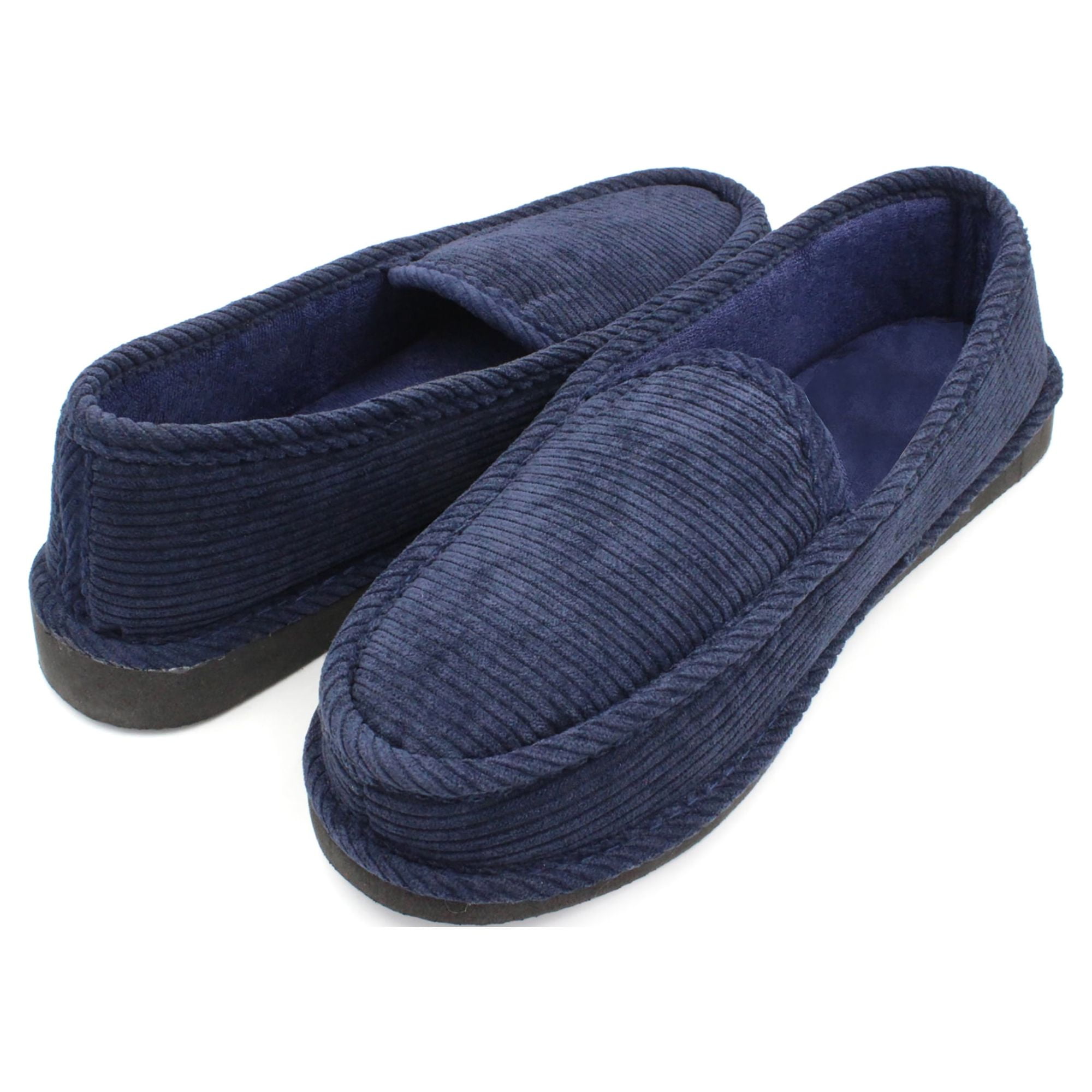 Bright Men's Corduroy House Slippers - Walmart.com