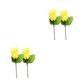thumbnail image 2 of Moyic 2 bolsas de ambiente impresionante con flores de seda de brotes de primavera realistas y tiene una alta adaptabilidad y un amplio amarillo 2Conjunto, 2 of 6